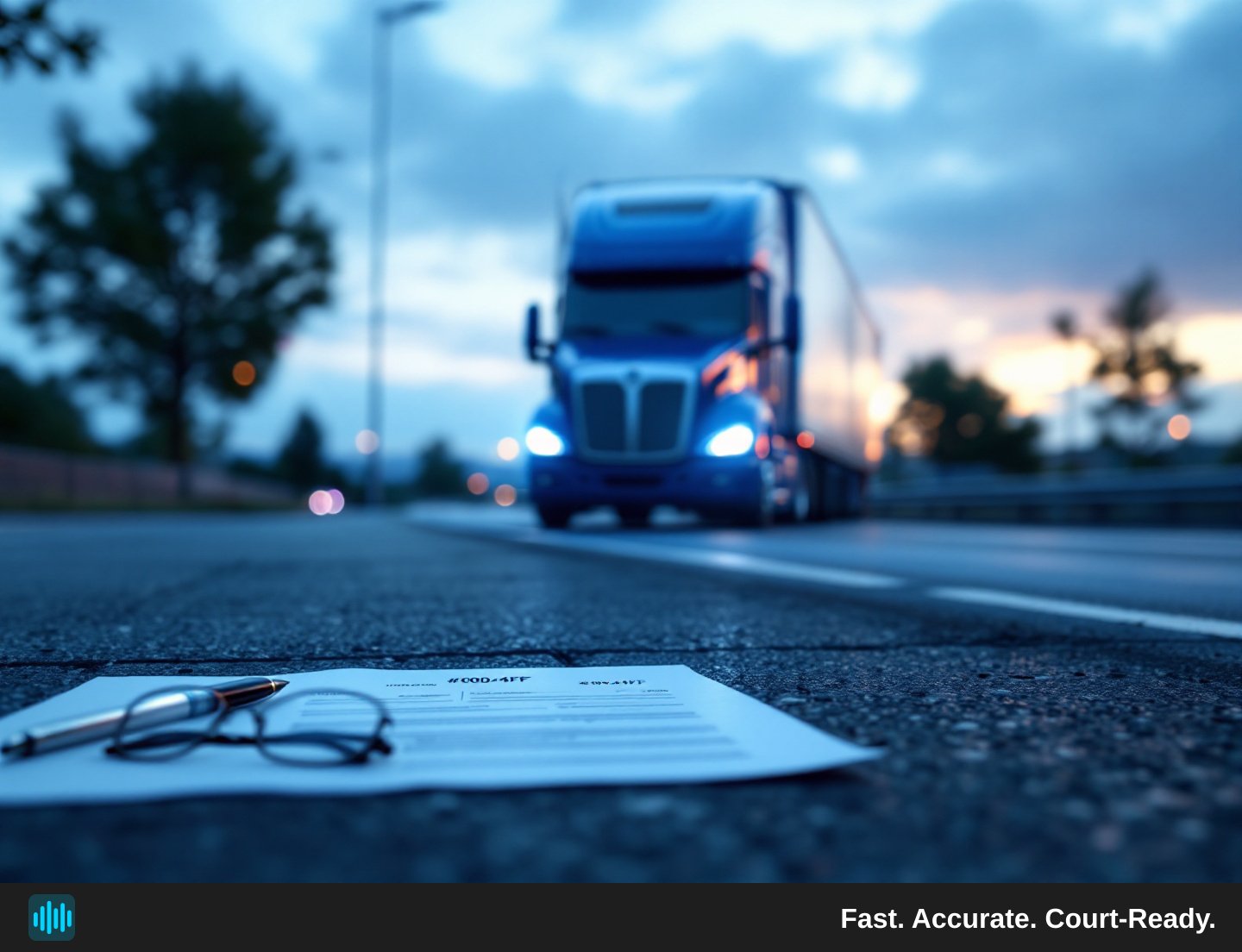 Trucking Accident Depositions: Why Transcription Precision Matters